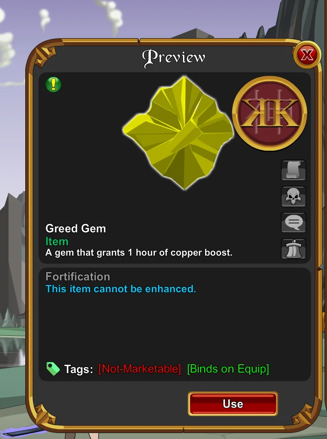 Greed Gem