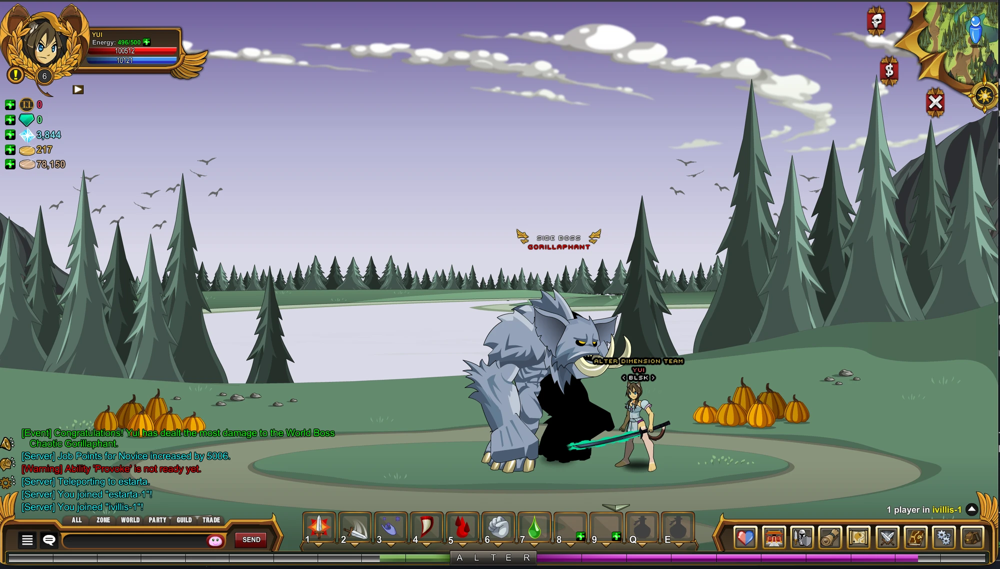 Side Boss Gorillaphant in Ivillis